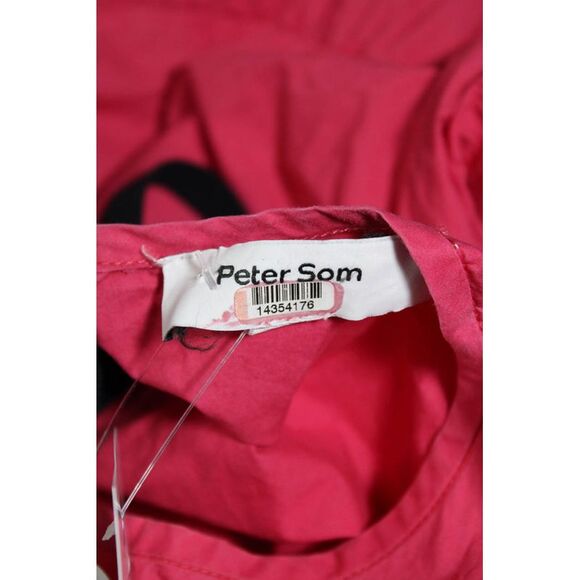 Peter Som Collective Womens Puff Sleeve Tiered Dress Pink Size 2 14354424 - Picture 6 of 6